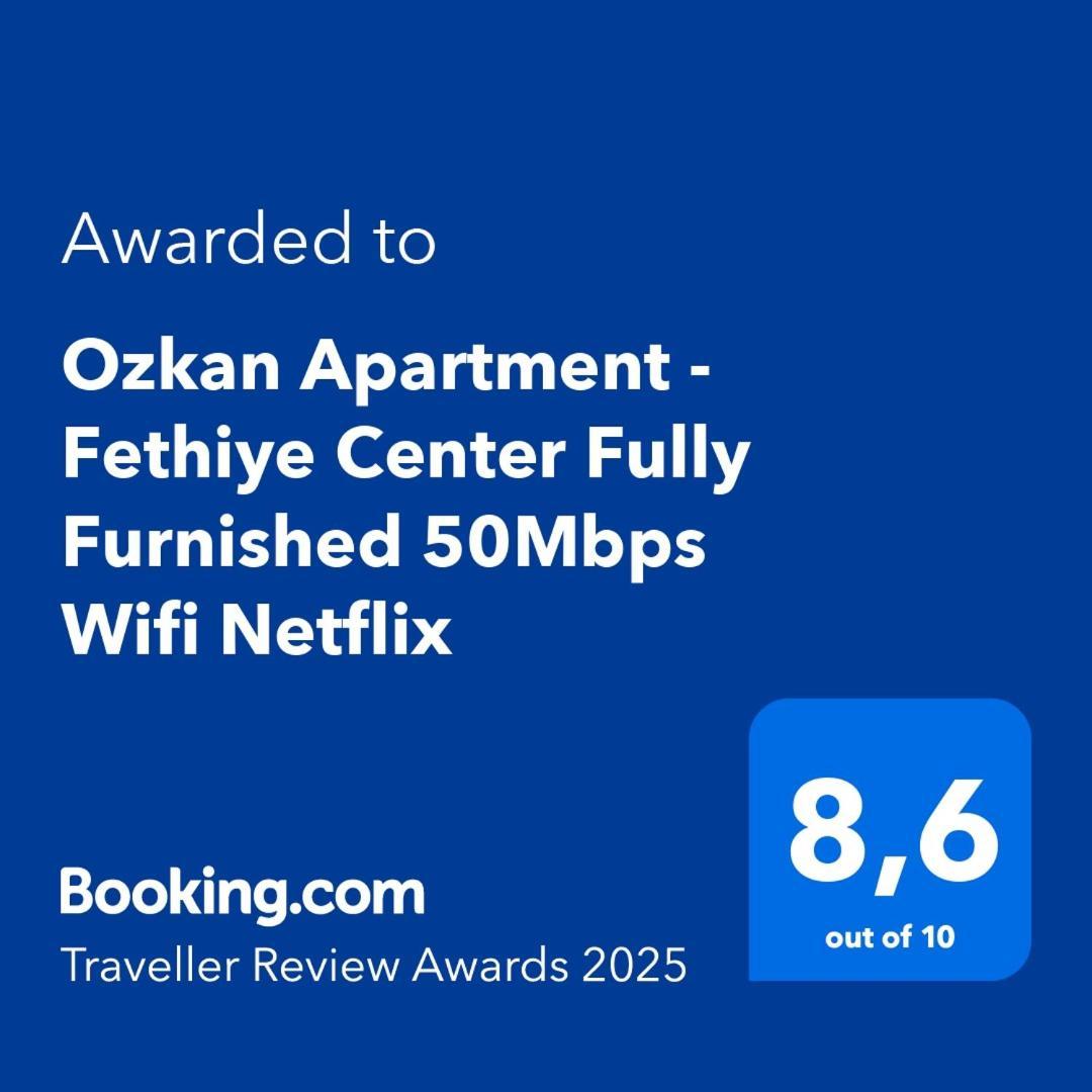 Ozkan Apartment - Fethiye Center Fully Furnished 50Mbps Wifi Netflix Екстер'єр фото